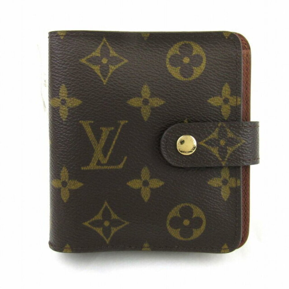 Louis Vuitton Compact Zip Folding Wallet Monogram